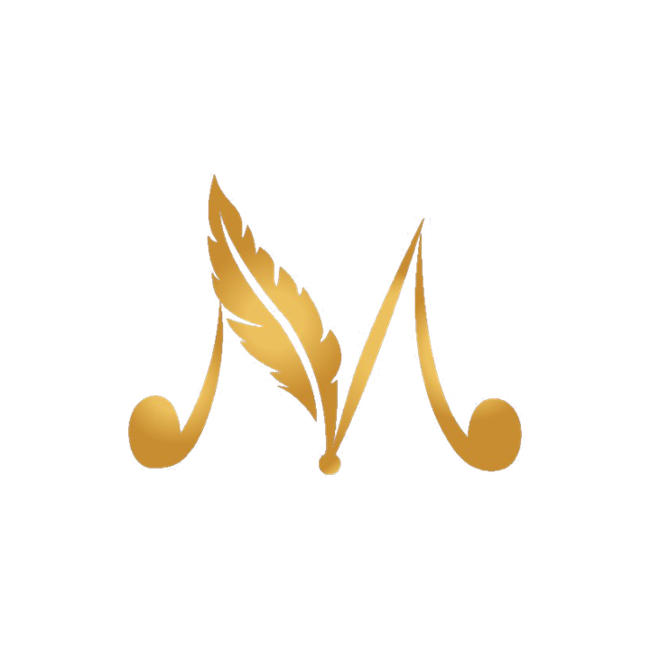Modi Creations feather M monogram